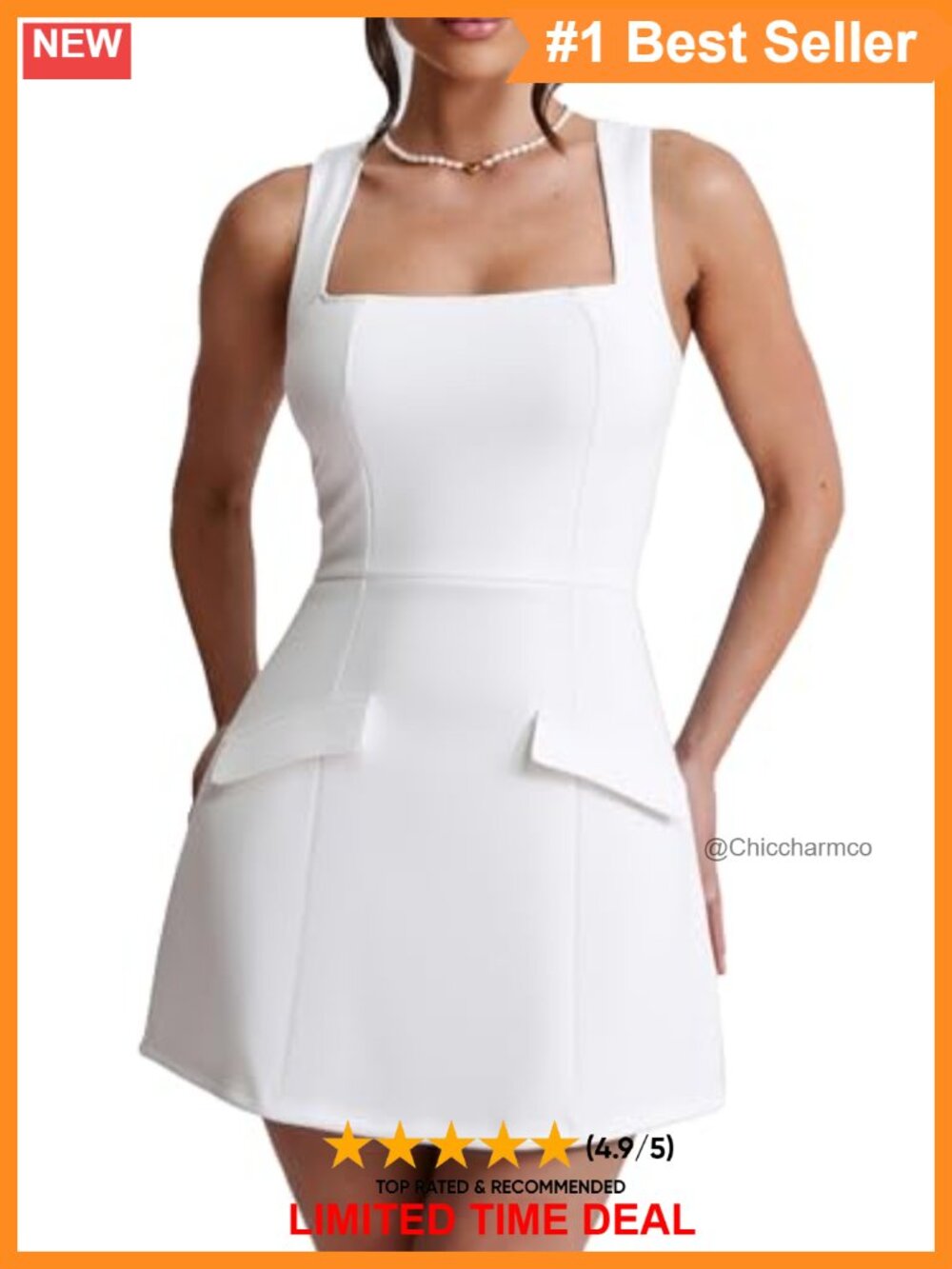 Sexy Bodycon Corset Mini Dress A-Line Sleeveless Square Neck Party